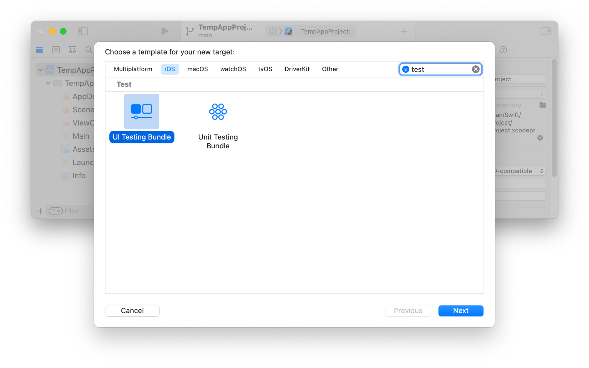 Using XCTest and XCTestCase for iOS Tests